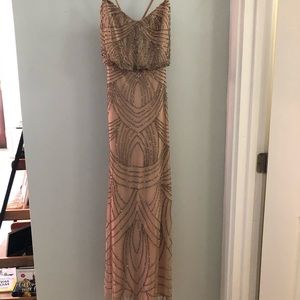 Adrianna Papell Beaded Gown